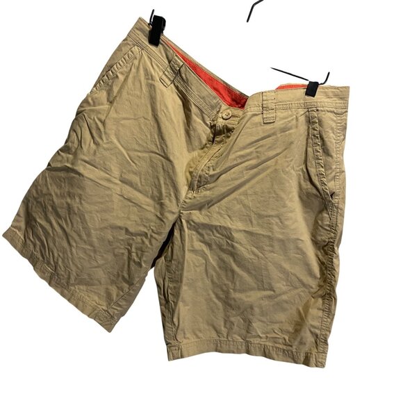 Columbia Mens Tan Outdoor Cargo Shorts Size 36 Relaxed Fit Durable Lightweight - Picture 2 of 5